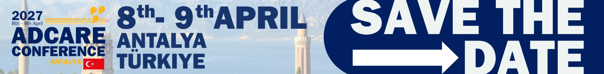 ADCARE Conference 2027 – Save the Date – 8–9 April, Antalya, Türkiye